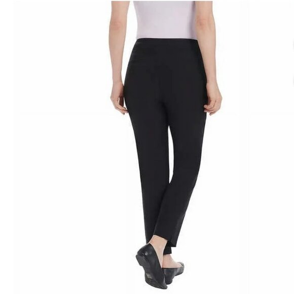 Hilary Radley Black High-Waisted Tummy Control Super Stretch Pull-on Skinny Pant - Picture 4 of 12